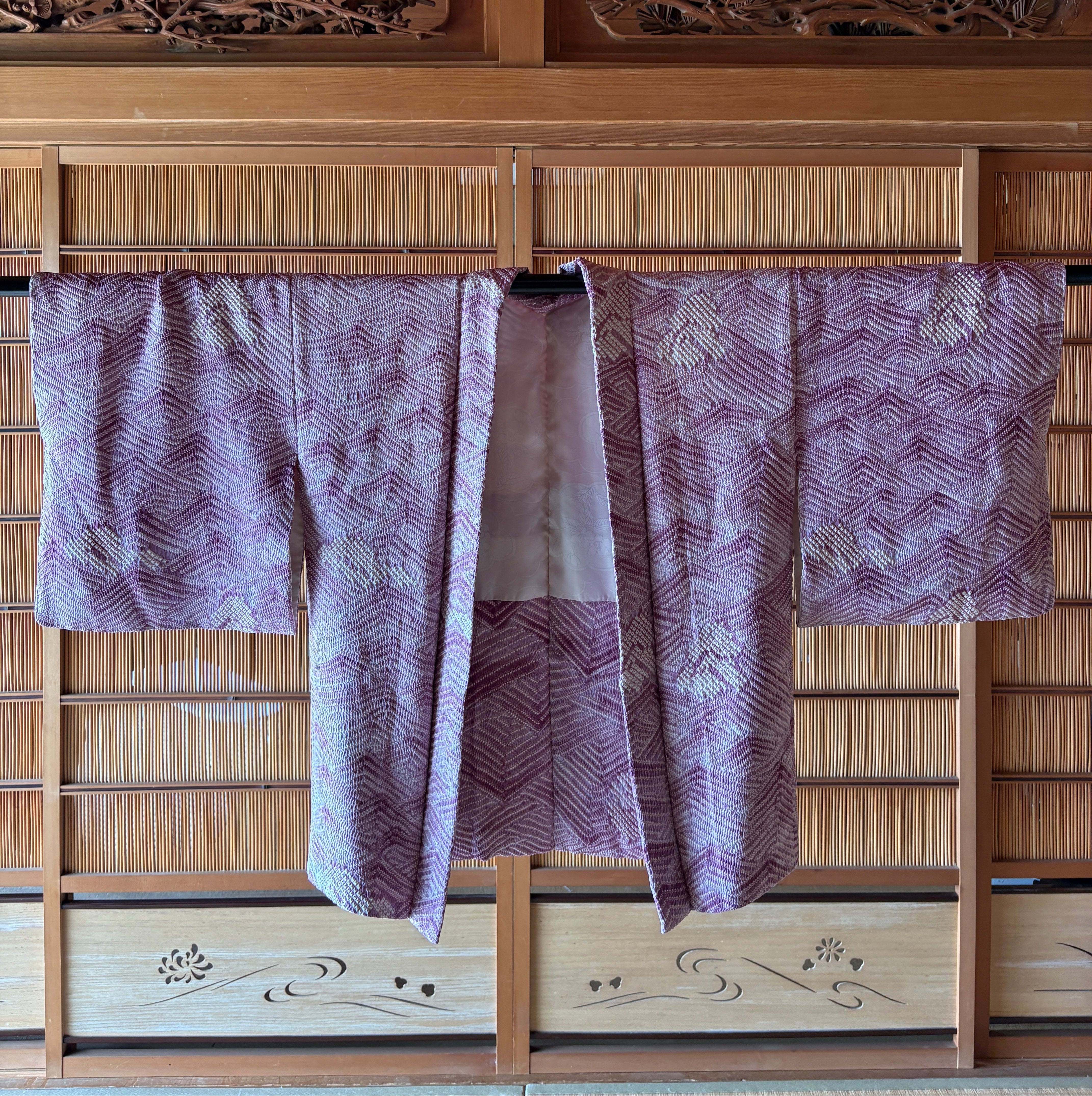 Silk Wave Shibori Haori