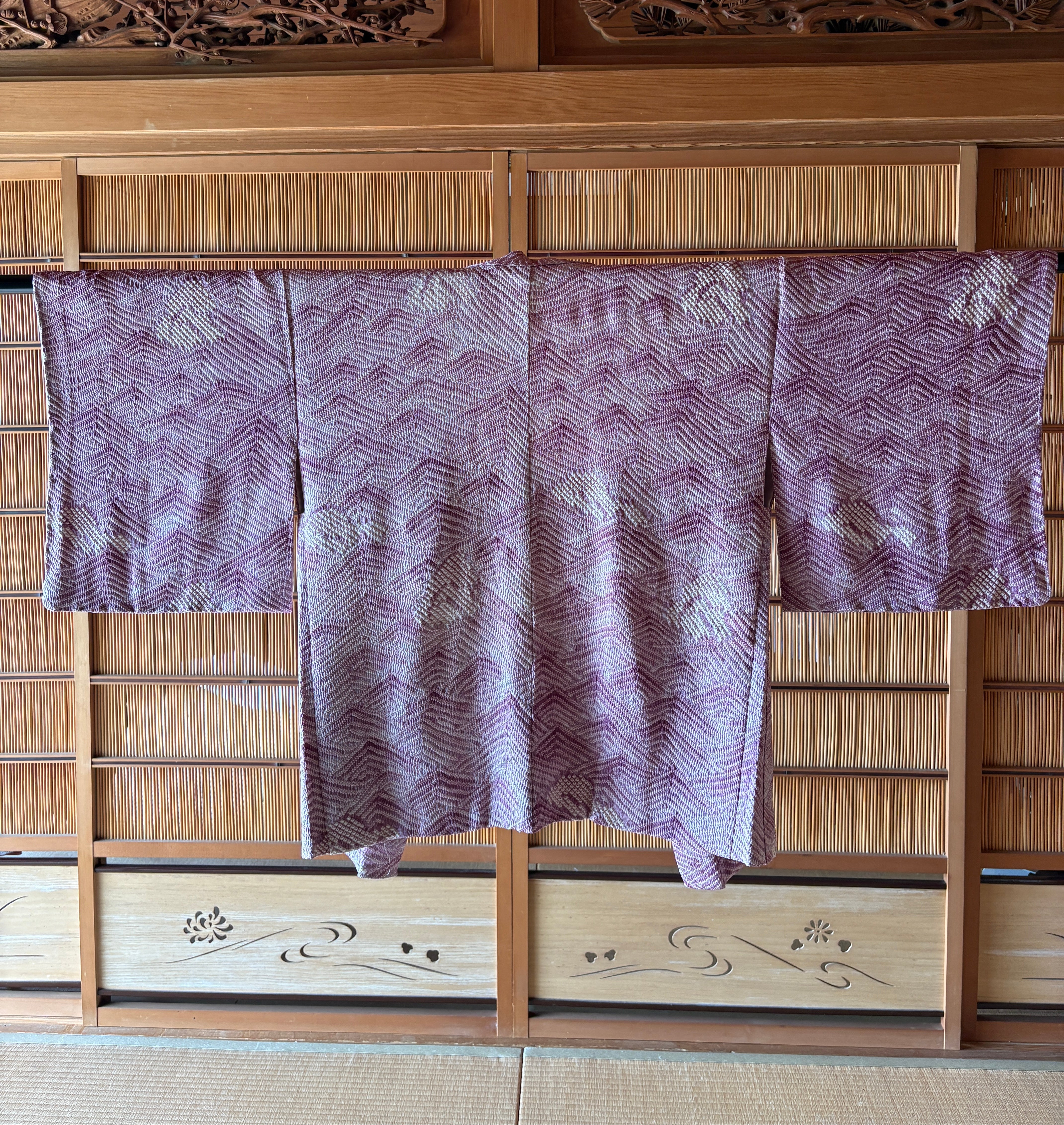Silk Wave Shibori Haori