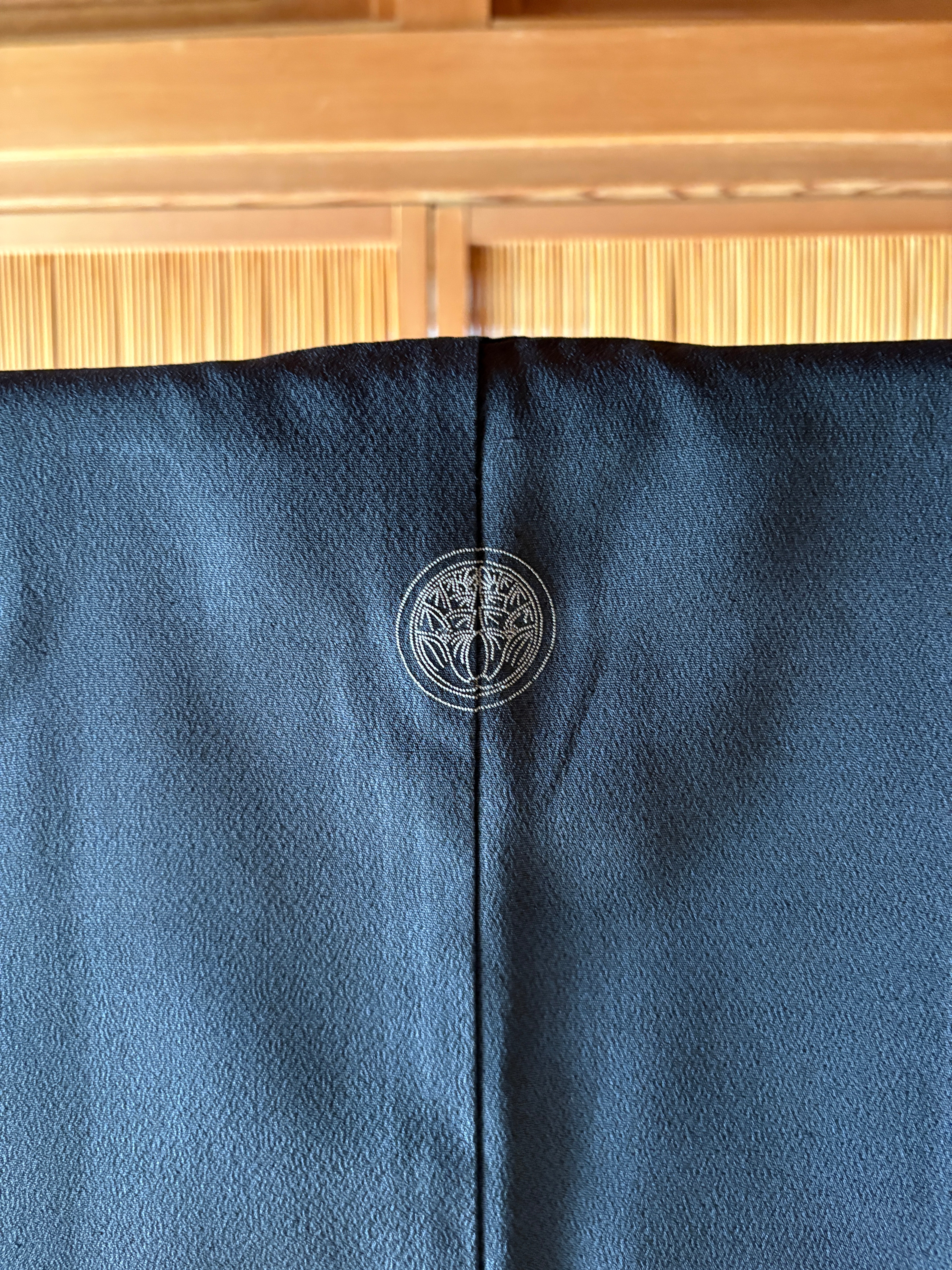 Vintage Japanese Wool Haori – Classic Black | Silk Lining & Traditional Haori Himo