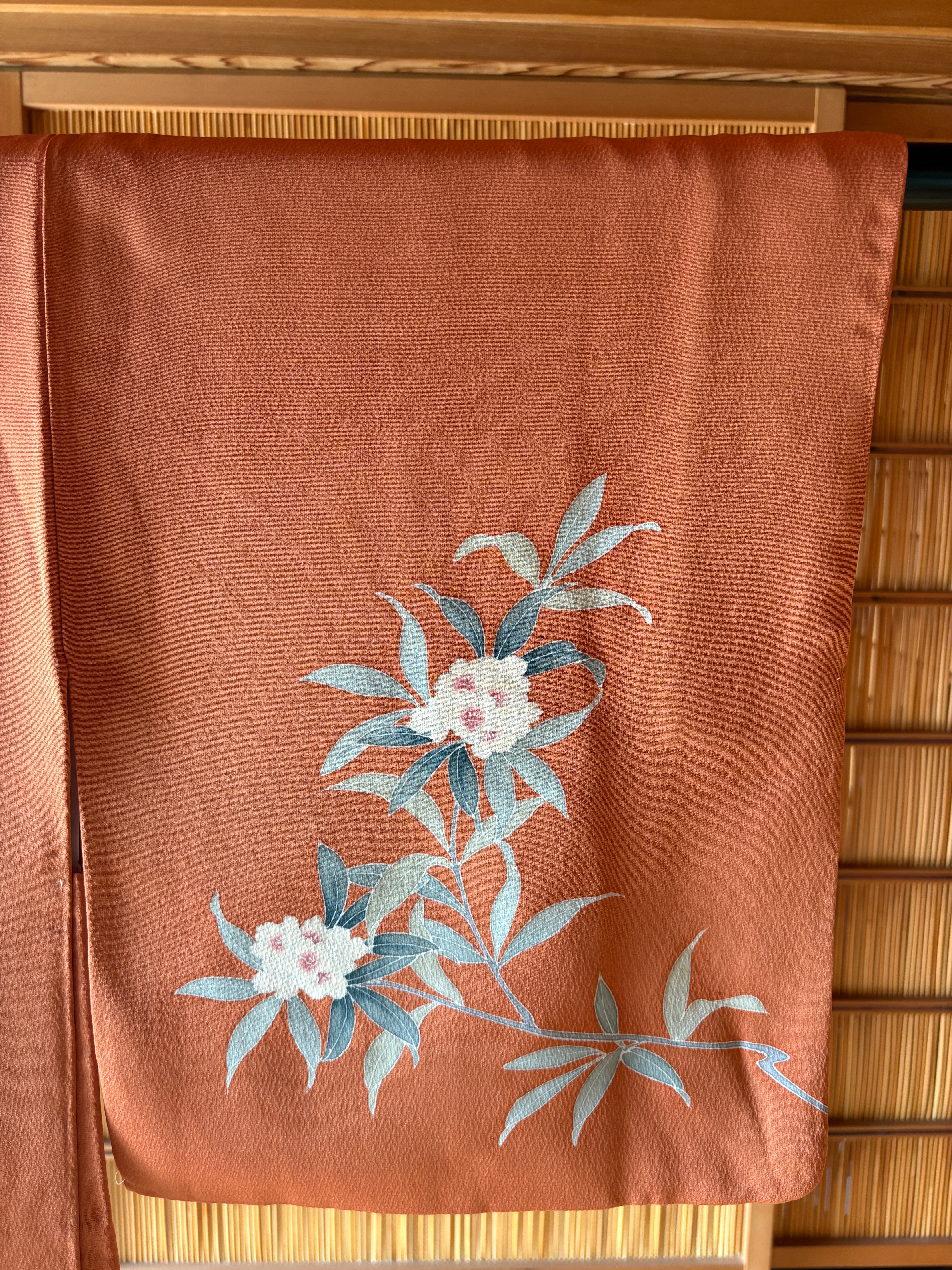 Vintage Silk Haori – Hidden Peacock Garden